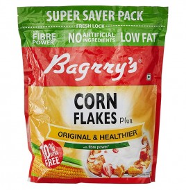 Bagrry's Corn Flakes Plus Original & Healthier  Pack  880 grams